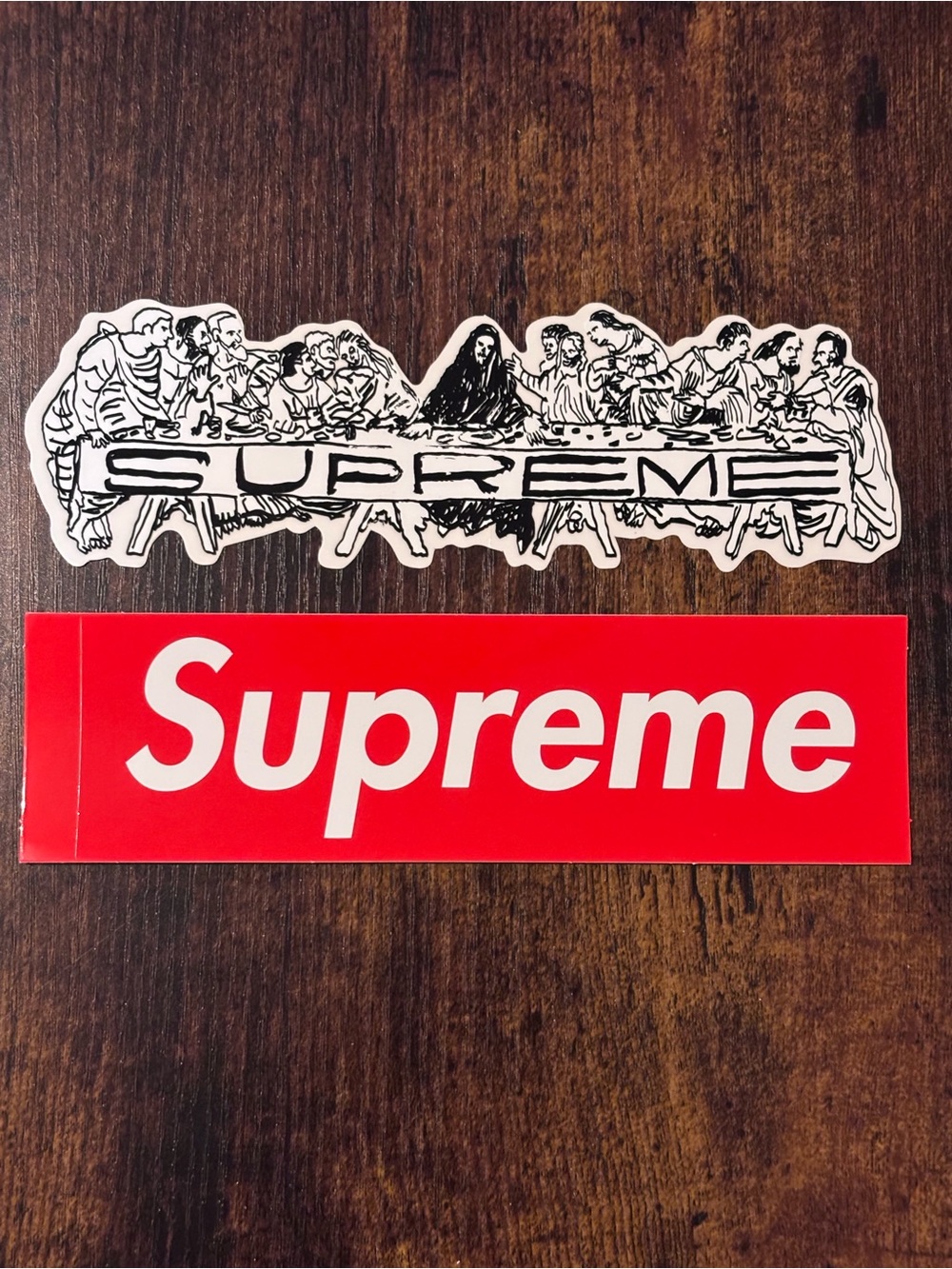Supreme Last Supper Design + Supreme Red Box Logo